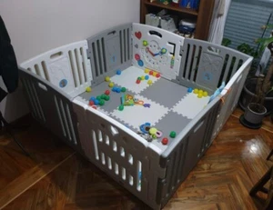 Venture All Stars Duo parque infantil bebe Gris para Bebés incluye colchonetas - Imagen 1 de 2