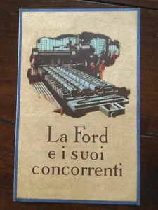 BROCHURE LISTINO PREZZI CAMIONCINI FORD TRIESTE TRATTORE OLD TRACTOR - Foto 1 di 5