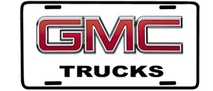 Placa de matrícula personalizada GMC - Etiqueta de coche de metal personalizada - Placa de matrícula - Imagen 1 de 3