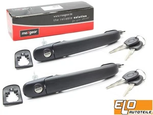 2x Original MAXGEAR Door Handle Key Locking Cylinder Front VW Polo 6N - Picture 1 of 4