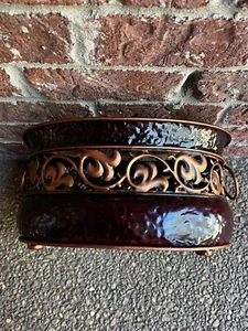 1910 - 1925 Jugendstil Schale mit floralem Holzsockel - schön - Bild 1 von 2