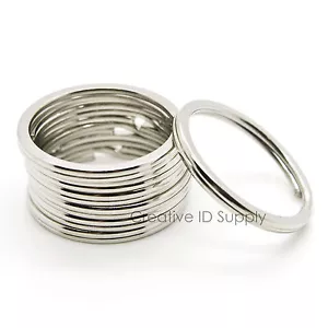500 1000 piezas Llaveros de metal Anillos divididos Llavero de alta resistencia 30 mm - Imagen 1 de 5