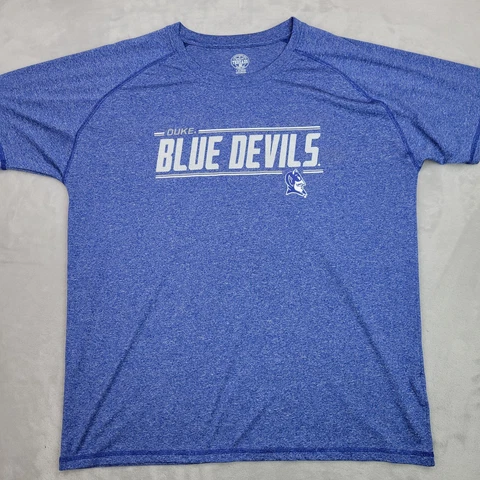 Duke Blue Devils Shirt Mens Extra Large Blue Athletic Sport Team Crew Adult XL Cover