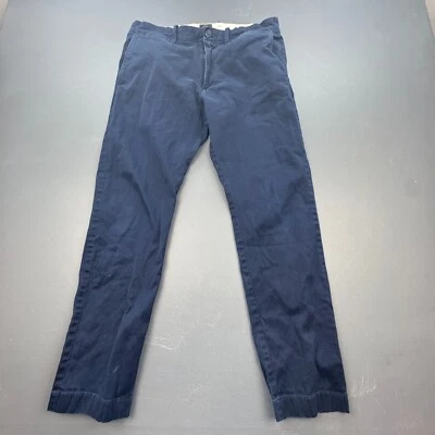 J.Crew Stretch Chino Pants Men’s 32x30 Navy Slim Fit Cotton Blend Casual Trouser - Image 1 of 4