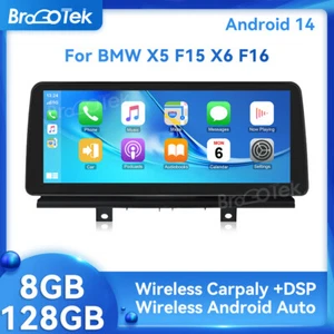 Android 14 Autoradio 12.3" 8-Kern 128GB Carplay GPS Navi Für BMW X5 F15 X6 F16 - Bild 1 von 15