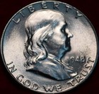 Uncirculated 1948-D Denver Mint Silver Franklin Half