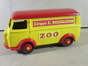 694U Vintage Kit Artisanal Base Dinky Peugeot D3A Circus Bouglione Zoo 1:50