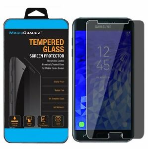 For Samsung Galaxy J7 2018/Refine/Crown Privacy Tempered Glass Screen Protector