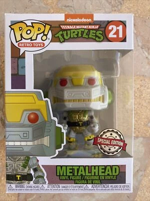 Funko Pop! Metalhead #21 (Edición Especial) de la serie de las tortugas ninja - Imagen 1 de 4