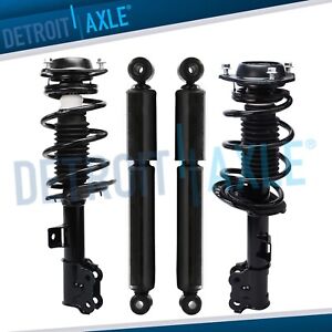 Front Struts Coil Spring Rear Shock Absorbers for 2011 - 2016 Hyundai Elantra