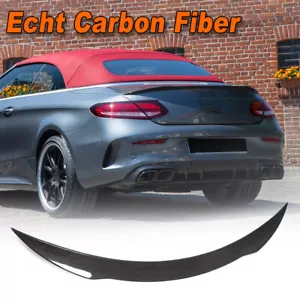Alerón de carbono para Mercedes A205 C200 C300 C43 C63 alerón trasero alerón labio - Imagen 1 de 11