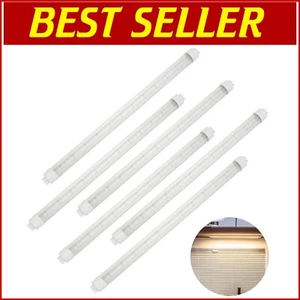 Energy-Efficient 12V DC T8 LED Tubes - 18in Warm White, 6-Pack Replacement - Picture 1 of 8