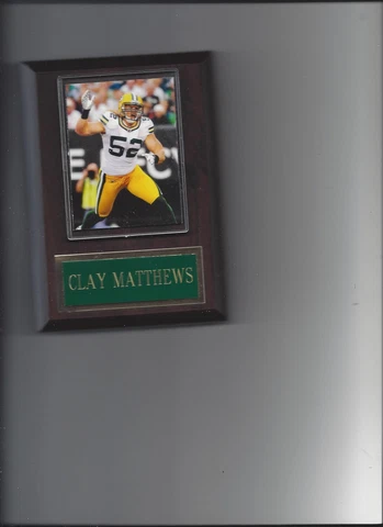 CLAY MATTHEWS PLAQUE GREEN BAY PACKERS FOOTBALL NFL Cover