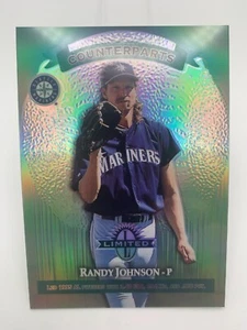 1997 Donruss LIMITED EXPOSURE #52 Randy Johnson & J Dickson Refractor RARE - Picture 1 of 2