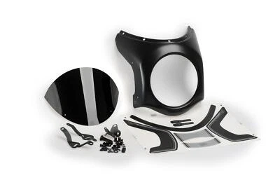 Carenado Retro Puig Pantalla Negro Mate y Negro Triumph Thruxton R 1200 16-19 Foto 1 de 4