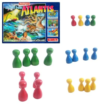 Escape From Atlantis, Waddington Replacement Tribesmen x4 - Image 1 of 4