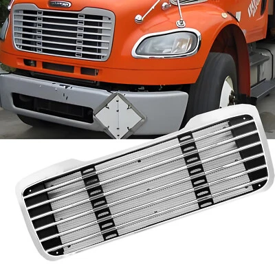 Semi Truck Grille w/Bug Screen For 2002-2022 Freightliner M2 Class 100 106 112  Foto 1 de 4