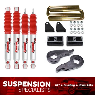 3"/2" Lift Kit w/ Rancho Shocks For 2001-2010 Chevy Silverado GMC Sierra 3500HD - Image 1 of 4
