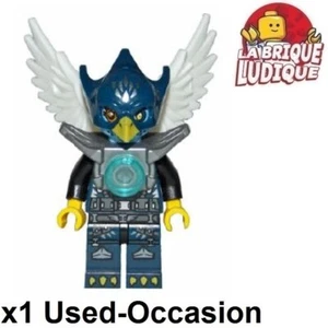 Lego Minifigure Chima Eglor Eagle Dark Blue Bird Loc021 Used Tf - Picture 1 of 1
