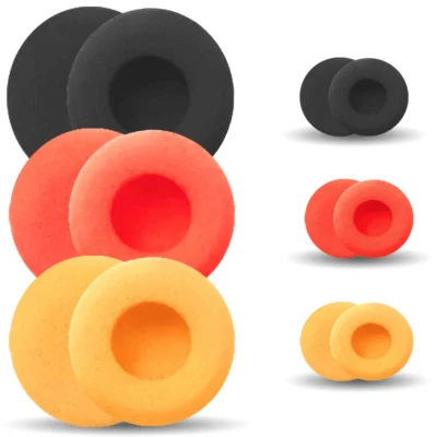 Soundlab 40mm & 18mm Replacement Foam Headphone Earphone Pads Pack of 6 Coloured - Image 1 of 4