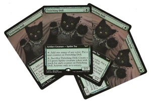 4 TWITCHING DOLL Foil NM Promo MTG English x4 Magic BaB Borderless - Picture 1 of 1