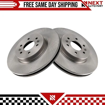 New Front Brake Rotors Set For 2009 Kia Borrego - Image 1 of 4