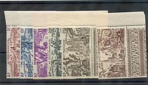 FRENCH WEST AFRICA Sc C5-10 (YT A5-10)**F-VF NH JUEGO DE ESQUINA, POCOS CON CURVA DE GOMA LT $55 - Imagen 1 de 1