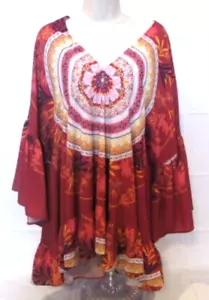 Camicetta Umgee donna piccola hippie boho multicolore - Foto 1 di 7