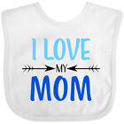 Inktastic I Love My Mom Mothers Day Baby Bib For Kids Mother New Mommy Tough May