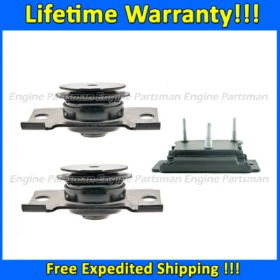 Комплект креплений двигателя и трансмиссии K2402 3 шт для 2005-2016 Nissan Frontier/Xterra 4,0 л полный привод - Изображение 1 из 3