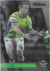 2019 Nrl Traders Platinum Parallel (PS015) Josh HODGSON Raiders - Picture 1 of 1