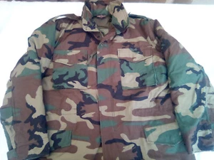 TRU SPEC M-65 Tactical Canvas Cold Weather Field Coat Jacket US Military Camo - Picture 1 of 7