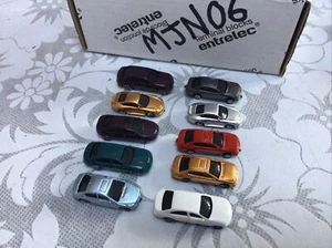 10 Pcs Painted Model Cars model railway Scenery detail Layout Scale N 1:150 - Picture 1 of 7