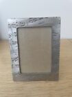 Vintage Seagull Pewter Photo Frame with Musical Notes Decoration & Leather Back