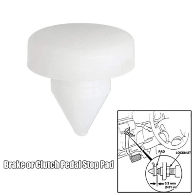 Pastilla de tapón de pedal de embrague de freno de plástico para Acura NSX 1991-2005 / TL 1995-2011 Foto 1 de 4