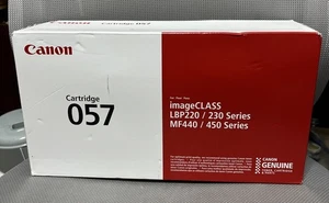 NEU ORIGINAL - CANON 057 SCHWARZ TONERKASSETTE - 3009C001 - Versiegelt - Bild 1 von 3