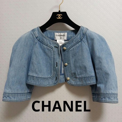 CHANEL Giacca Donna Denim 34