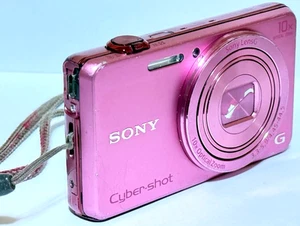 SONY Cyber-shot DSC-WX220 Pink Japanese only Used - Picture 1 of 8
