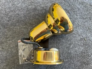 12V Innenstrahler goldfarben mit Schalter eingebaut ~ 75mm Durchmesser - Bild 1 von 4