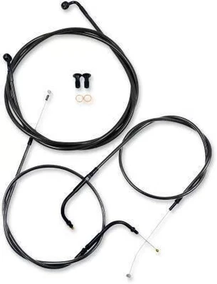 Kit de línea de cable/freno LA Choppers - 15 pulgadas - 17 pulgadas Perchas Ape - LA-8130KT-16M Foto 1 de 4