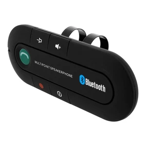 Kit Main Libre Voiture Bluetooth Multipoint Fixation Pare-soleil Autonomie 16h - Zdjęcie 1 z 6