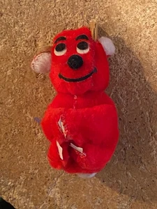 Kleines Vintage 3,25" rotes Bleistift Greifer Tier *gebraucht/schön* xx1 - Bild 1 von 4