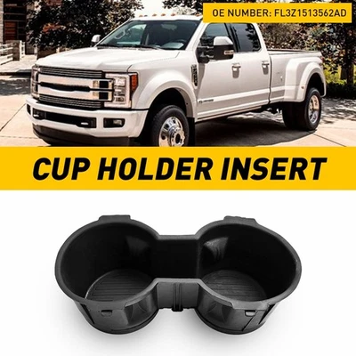 FITS FORD 2017-2022 FORD F-250 F-550 F-350 F-450 SUPER DUTY CAR FRONT CUP HOLDER - Image 1 of 4