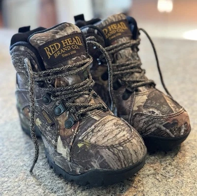 Botas Camufladas Red Head Talla 1 Impermeables Niños Botas True Timber Excelente  Foto 1 de 4