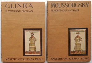 1917 Glinka Moussorgsky Meister der russischen Musik RUSSLAND Bilibin Repin 2 BÜCHER - Bild 1 von 17