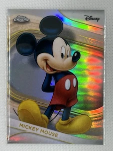 2025 Topps Chrome Disney #1 Mickey Mouse Refractor - Picture 1 of 2