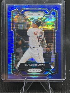 2024 Panini Prizm Carlos Beltran Blue Disco Prizm /75 New York Mets SSP - Picture 1 of 2