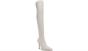 Steve Madden Lorinda Damen-Overknee-Stretchstiefel – knochenfarben Größe 7 - Bild 1 von 5