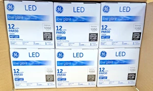 6pk LED Reflector Flood Light Bulb 12W PAR30 E26 3000K Dimmable 1050Lm [C9S1] - Picture 1 of 15