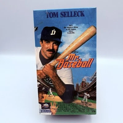 NEW SEALED Mr. Baseball VHS Tape 1993 Tom Selleck Foto 1 de 3